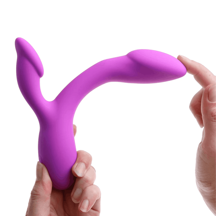 Amethyst Dual Stimulating Vibrator