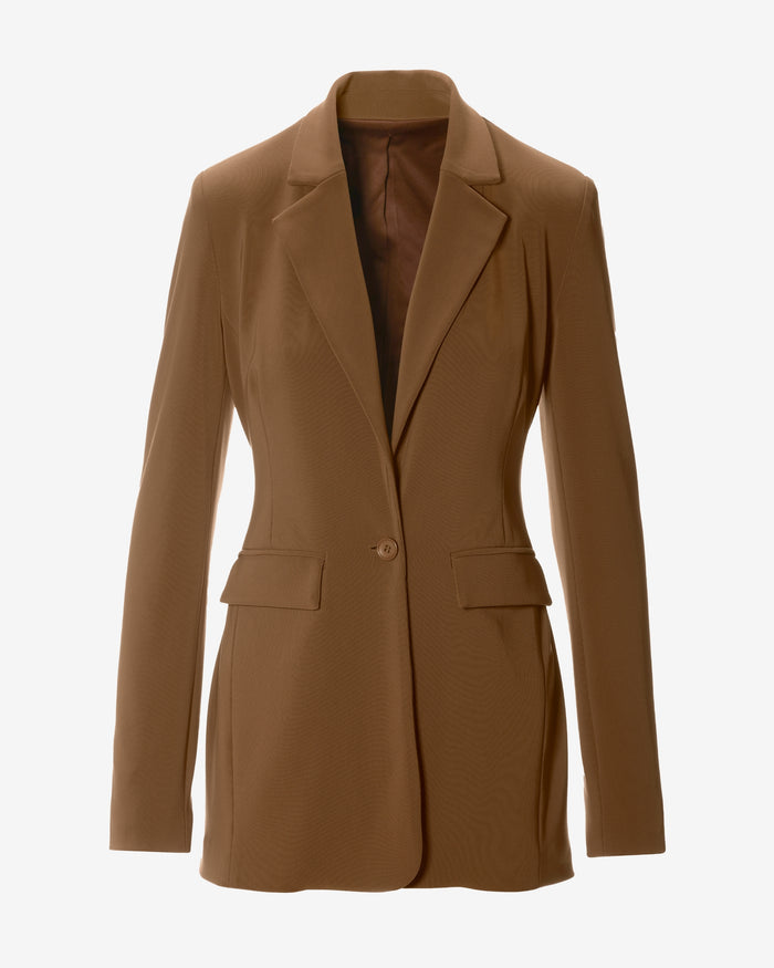 Beyond Travel Classic Boyfriend Blazer Jacket Dachshund