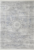 Bohemian Paradise Medalion Grey Blue Rug