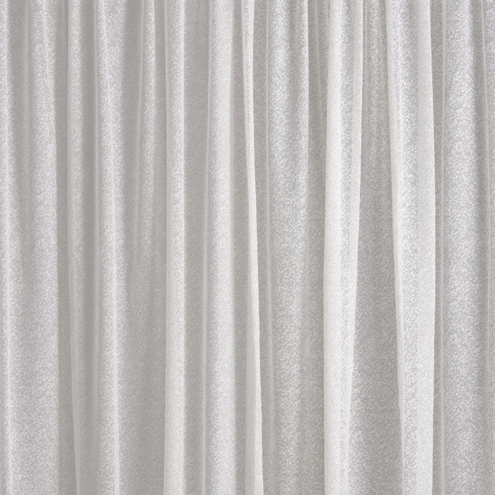 Boucle Lace Curtain Pack, White- 4m x 213cm