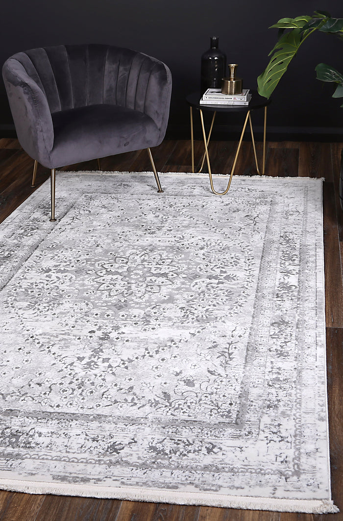 Cordelia Noble Beige & Blue Rug