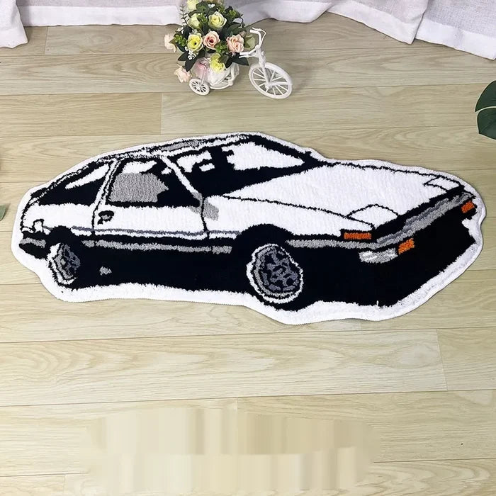 Cozy Car Pattern Floor Mat