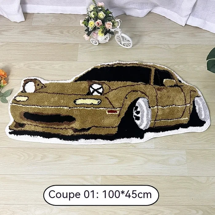 Cozy Car Pattern Floor Mat