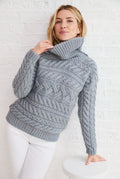 Merino wool sweater, Ireland, Aran, jumper, Pullover, made in Ireland, knitwear, women's sweater, ladies' jumper