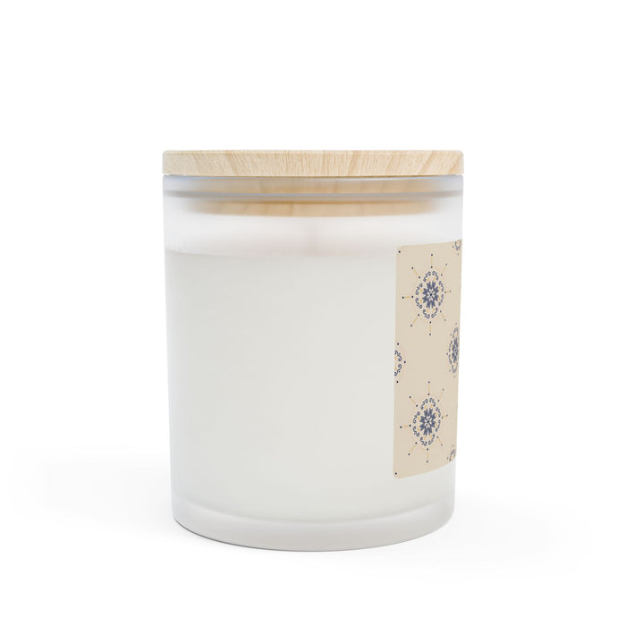Enchanted Midnight Mandala Candle (Cream)