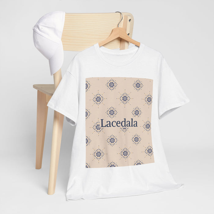 Enchanted Midnight Mandala Unisex T-Shirt (Cream) (Logo)