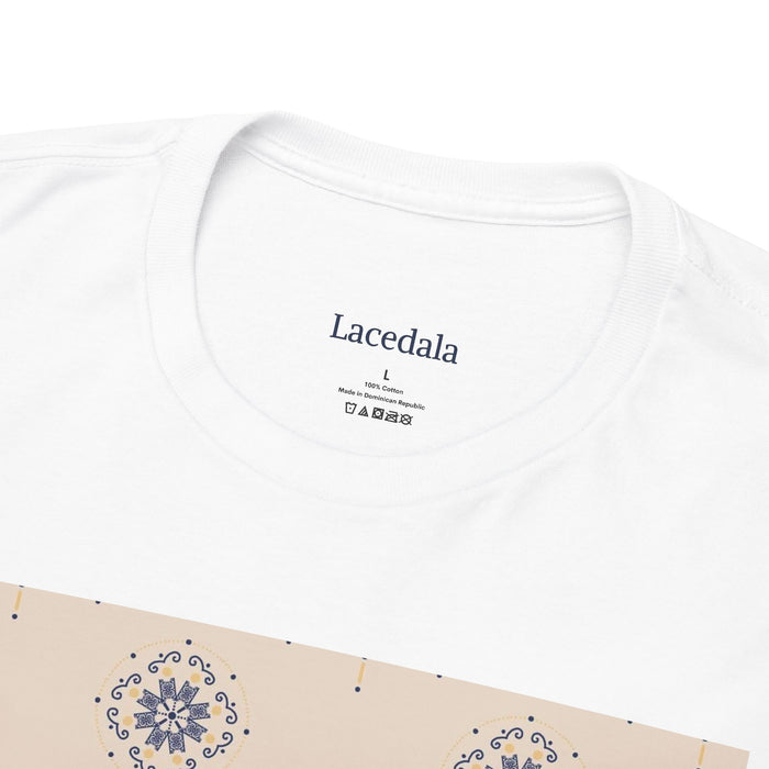 Enchanted Midnight Mandala Unisex T-Shirt (Cream) (Logo)