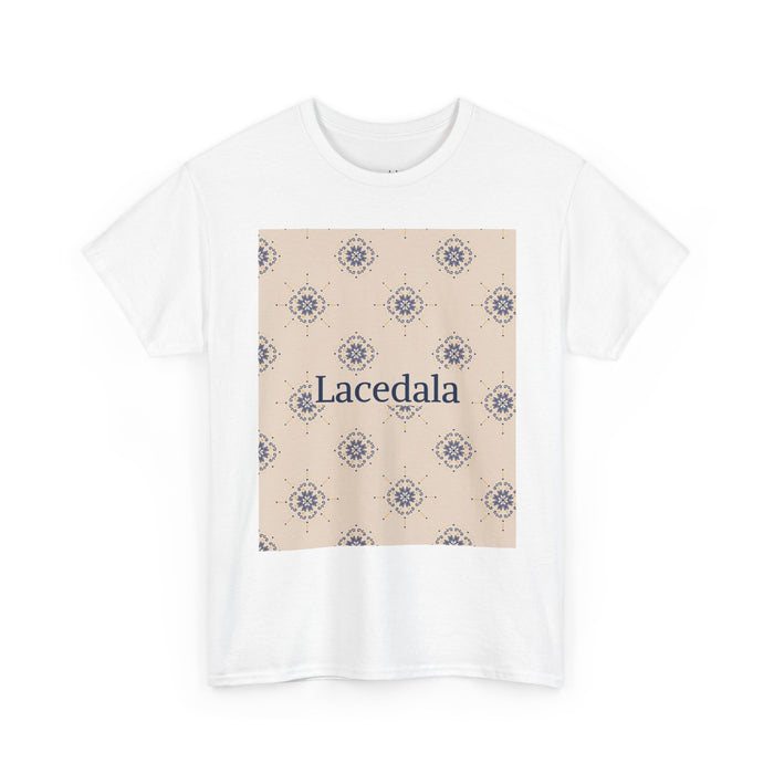 Enchanted Midnight Mandala Unisex T-Shirt (Cream) (Logo)