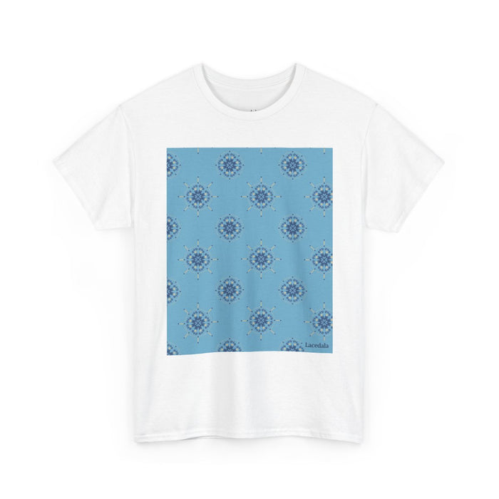 Enchanted Midnight Mandala Unisex T-Shirt (Dusty Blue)