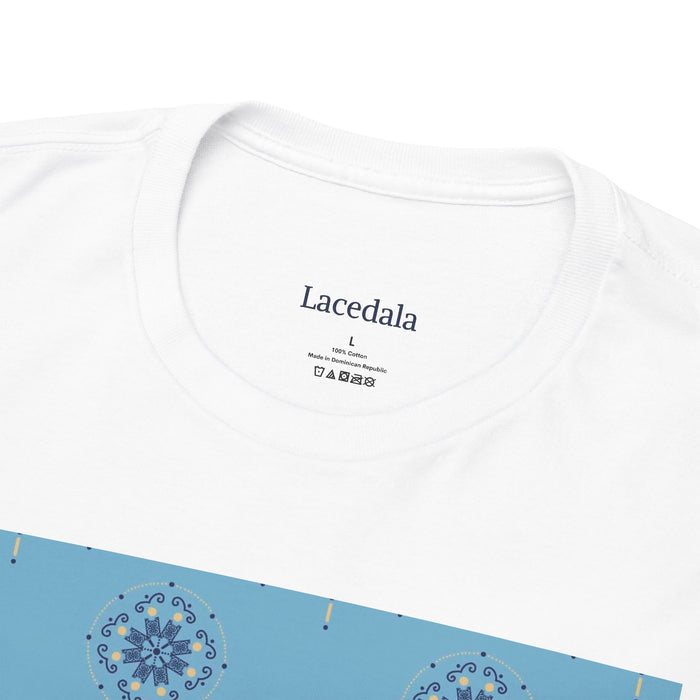 Enchanted Midnight Mandala Unisex T-Shirt (Dusty Blue)