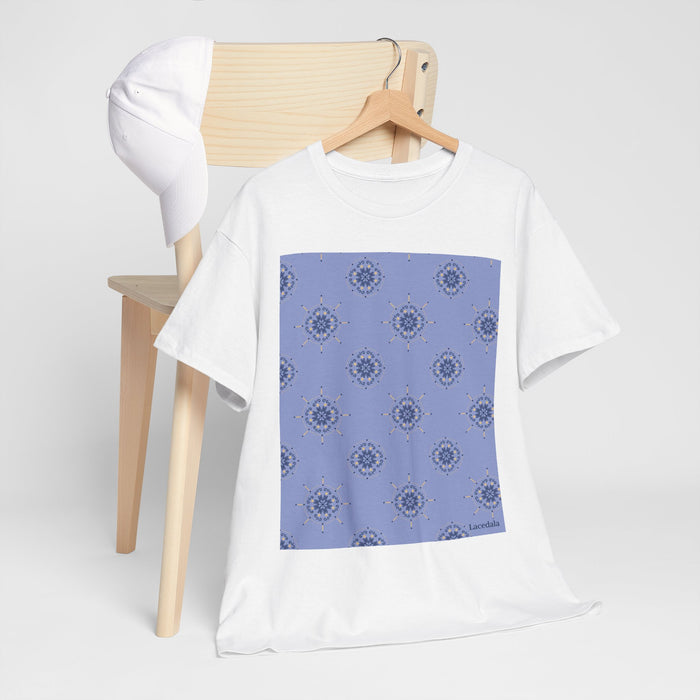 Enchanted Midnight Mandala Unisex T-Shirt (Navy Blue)