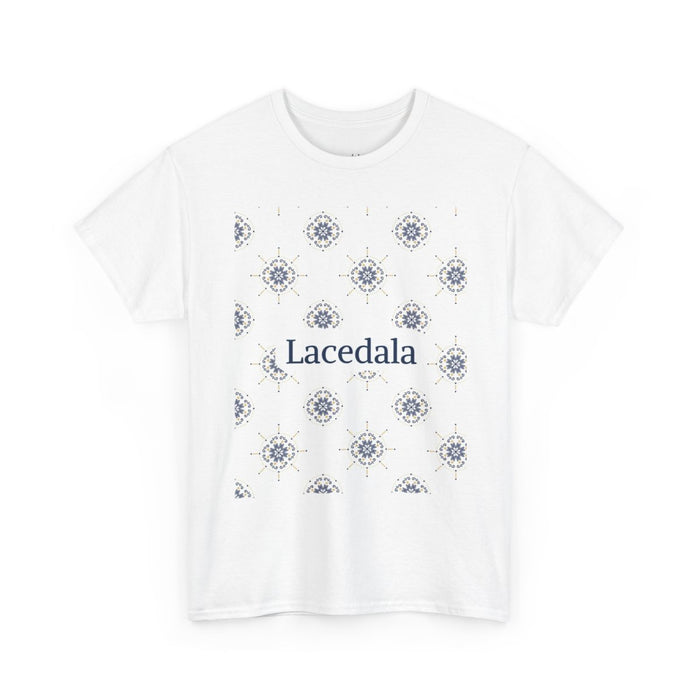 Enchanted Midnight Mandala Unisex T-Shirt (White) (Logo)