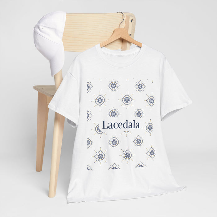 Enchanted Midnight Mandala Unisex T-Shirt (White) (Logo)
