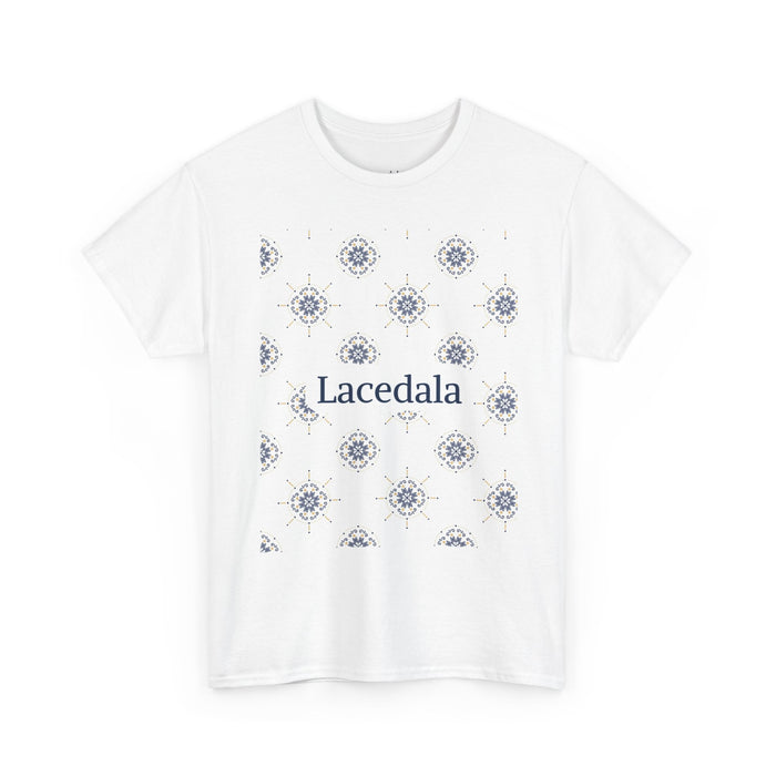 Enchanted Midnight Mandala Unisex T-Shirt (White) (Logo)