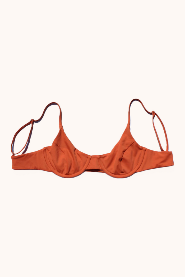 Flow Underwire Bikini Top // Persimmon
