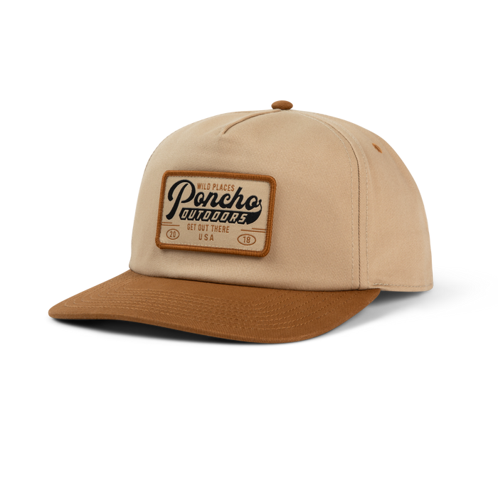 front of get out there hat