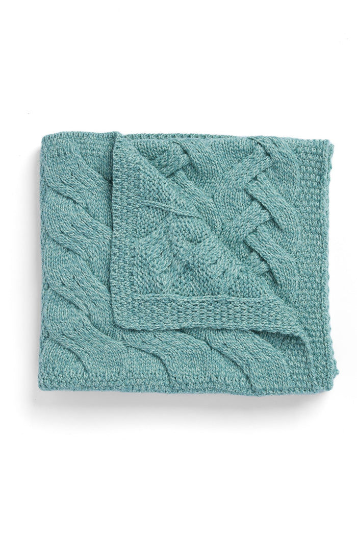 Merino wool, scarf,aran scarf, knitwear, made in Ireland, Hat & Scarf, gift, wool scarves, handknit, teal