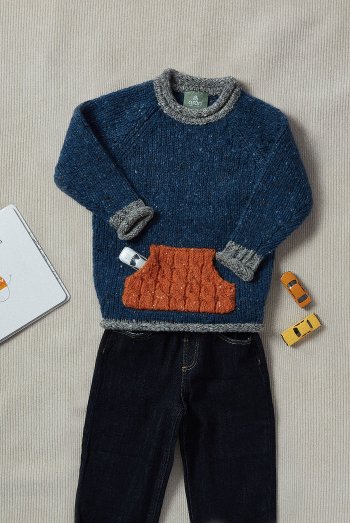Children's knitwear, Knitwear for baby, baby aran wool, wool, Ireland, baby roll neck sweater