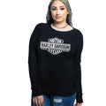 Harley-Davidson Women's Elongated Bar & Shield Long Sleeve T-Shirt 40290942