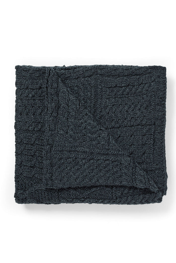 Merino wool, blanket, wool blankets, made in Ireland, knitwear, 100% wool blankets, grey, wool blankets for sale