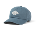 front of lake blue diamond patch hat