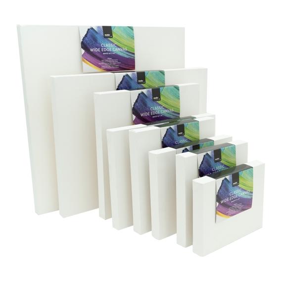 Makr 10x12in - Classic Wide Edge Canvas White
