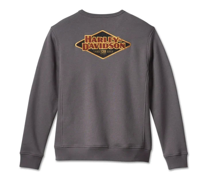 Men's 120th Anniversary Sweatshirt - Blackened Pearl - 96527-23VM