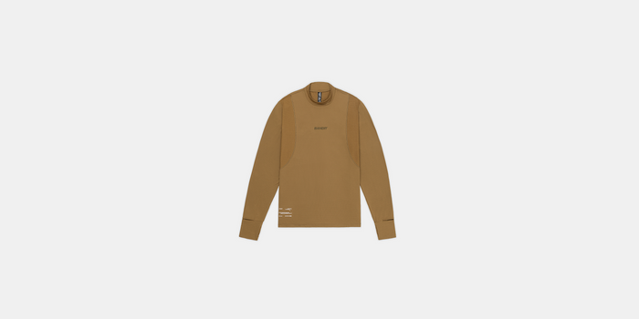 Men's AuraGrid™ Mockneck Long Sleeve - Antique Brass