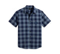 Men's Gathering Shirt - Blue Plaid - 96389-23VM