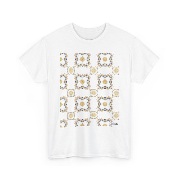Moonlit Mandala Dream Unisex T-Shirt (White)