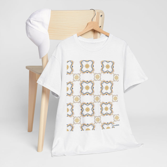 Moonlit Mandala Dream Unisex T-Shirt (White)