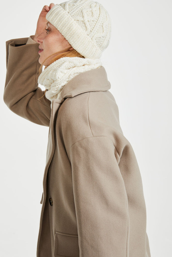 Merino wool, hat, Hat & Scarf, aran hats, knitwear, made in Ireland, woollen hats, gift,Ireland,cream
