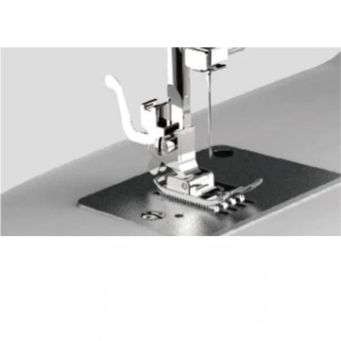 NECCHI K417A Sewing Machine, Manual Select 17 Stitch, Burgundy Cream