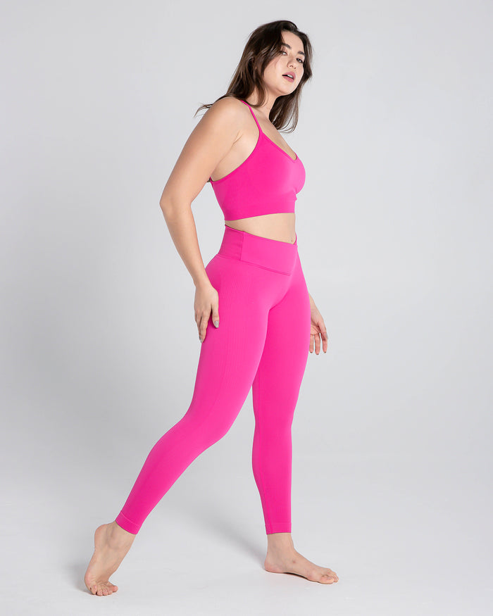 Premium Seamless Crossover Leggings - Cosmolle