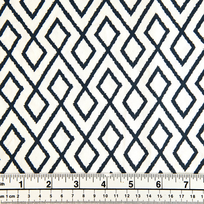 Printed Cotton Duck Fabric, Black Joint Mesh- Width 140cm