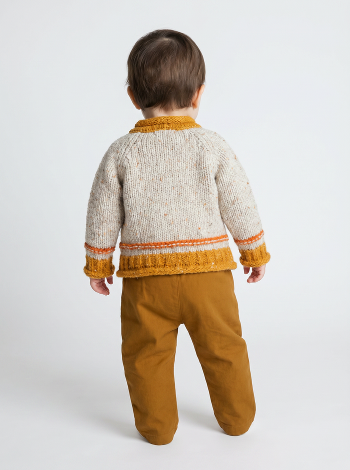 Réalta Baby Roll Neck Cardigan- Starbright