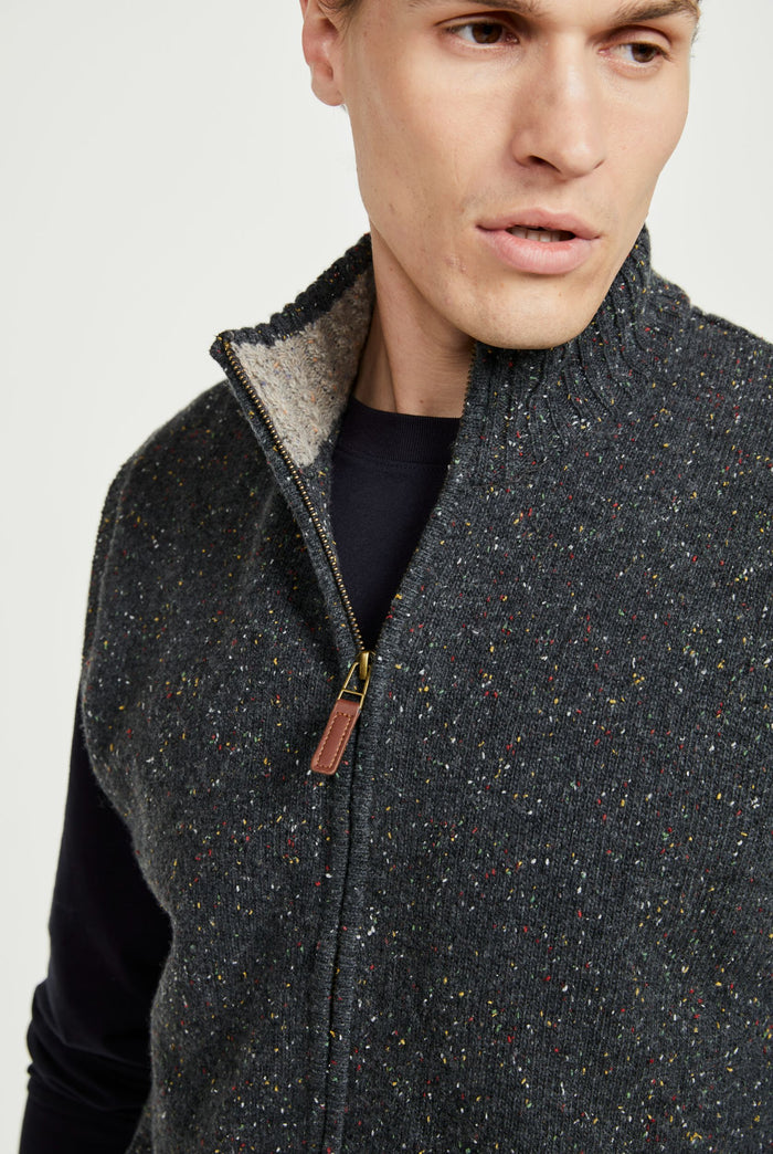wool, knitwear, gilet, vest, wool gilet, vest for men, Irish wool,aran knitwear