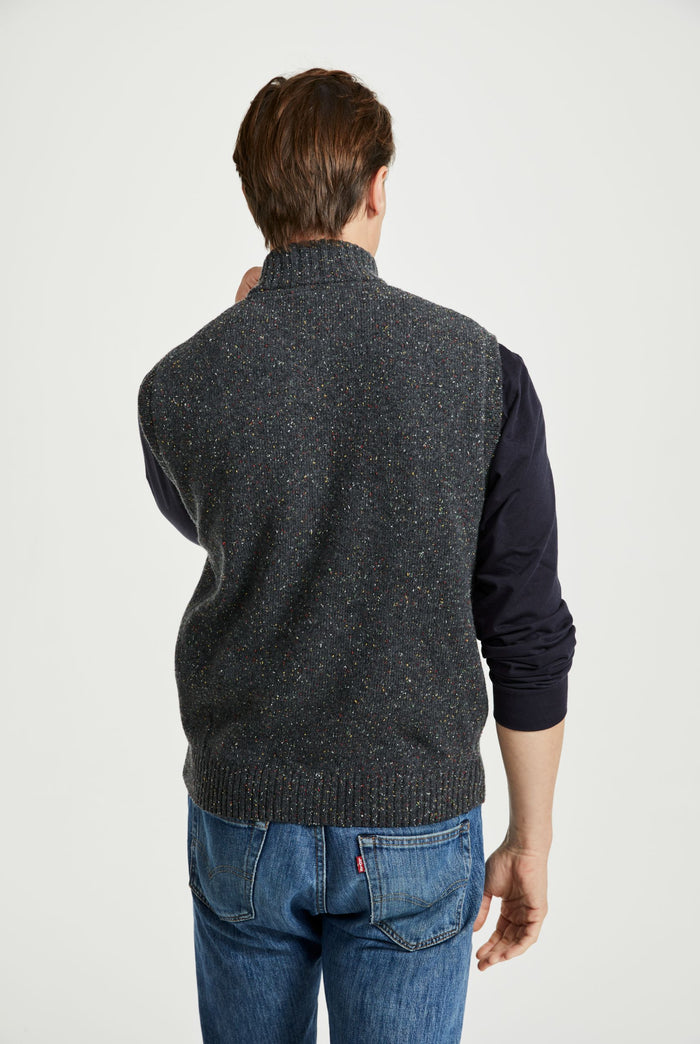 wool, knitwear, gilet, vest, wool gilet, vest for men, Irish wool,aran knitwear