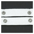 Sullivans Lingerie Snap Fastener Tape, White- 20 mm