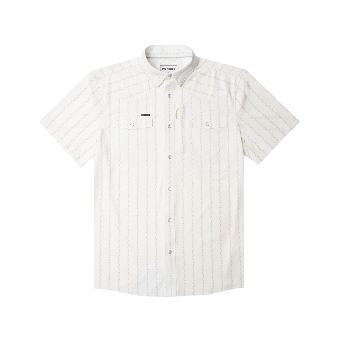 product photo of the 1836 blue bonnet striped shirt front