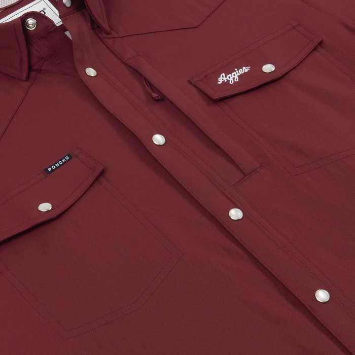 Flyover photo of The Aggie shirt