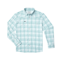The Billings light blue plaid comfortable outdoor shirt with long sleeves