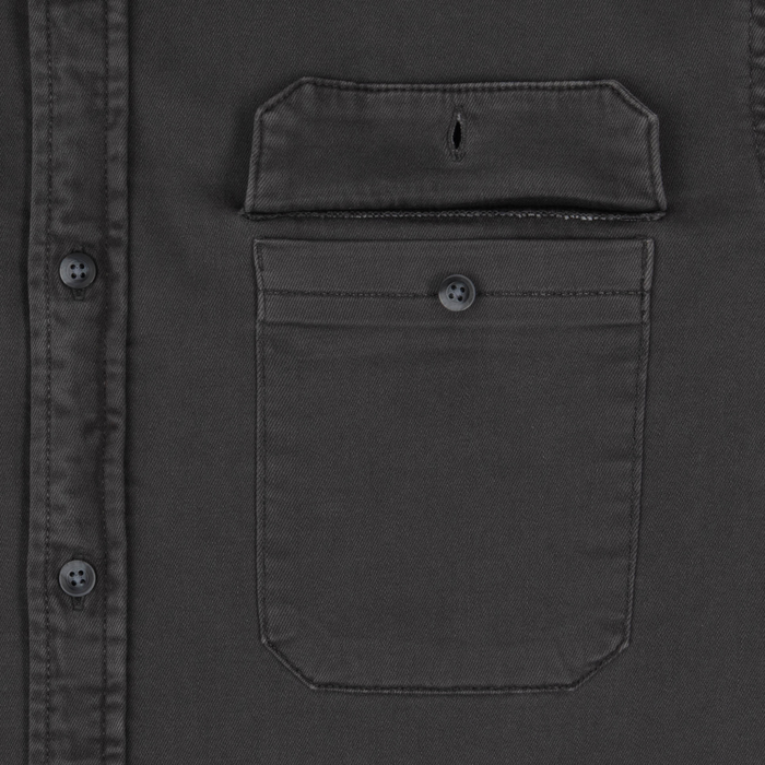 closeup of pocket on shirt