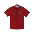 product photo of crimson shirt embroidered alabama logo
