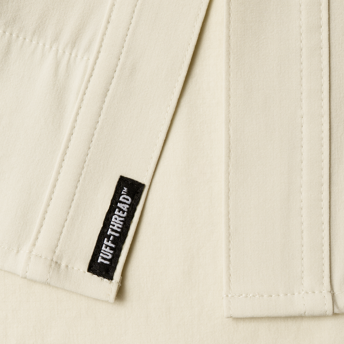 Tuff Thread tag on bottom of shirt