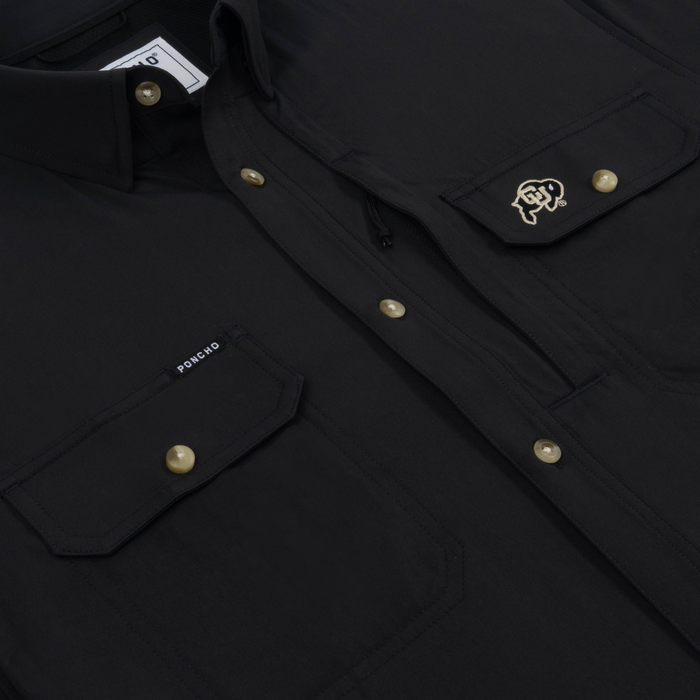 flyover photo of the buff shirt