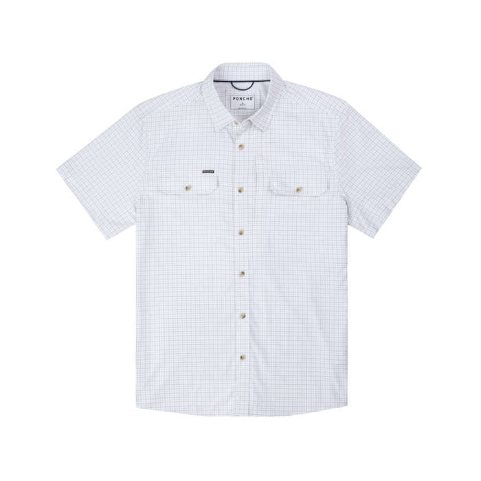 product photo of double blue check short sleeve shirt