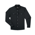 product photo front of black long sleeve tuff-thread shirt