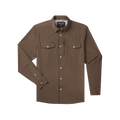 The Lewis comfortable outdoor shirt in brown with buttoned pockets