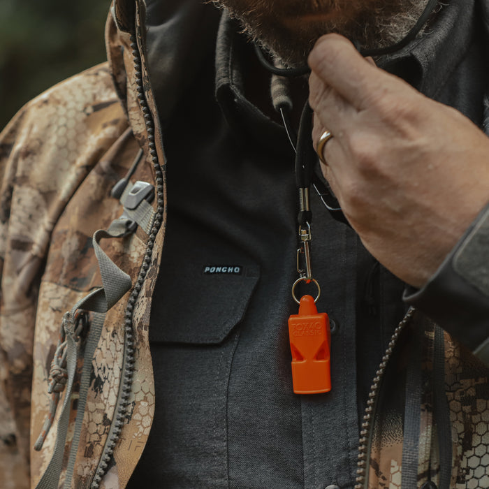 man wearing black flannel shirt under camo jacket